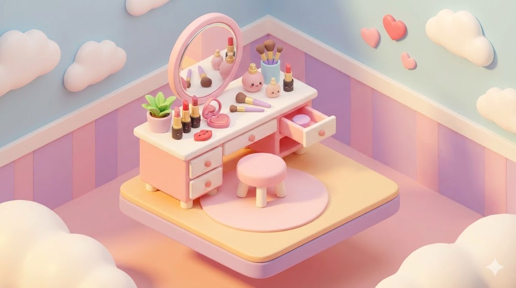 K-beauty skin clinic exterior with modern design and foreign tourists Tech Reference Visual